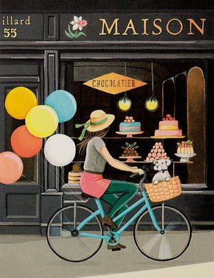 Card - Girl On Bike