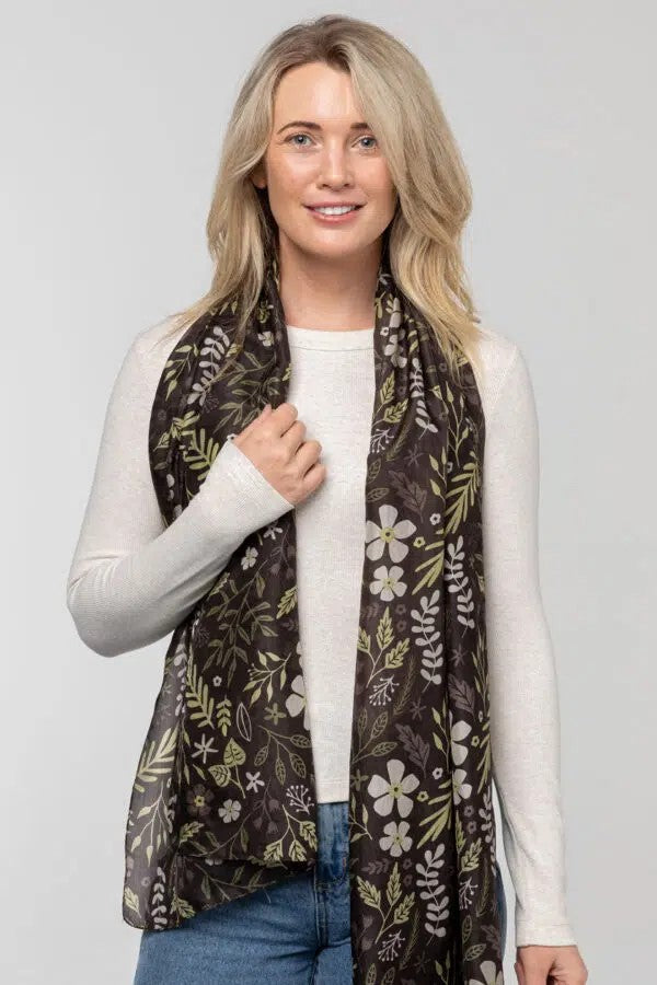 Australia Garden Silk Scarf