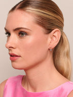 Tiger Tree - Crystal Heart Duo Earringgs