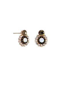 Tiger Tree - Black Crystal Maggie Earrings