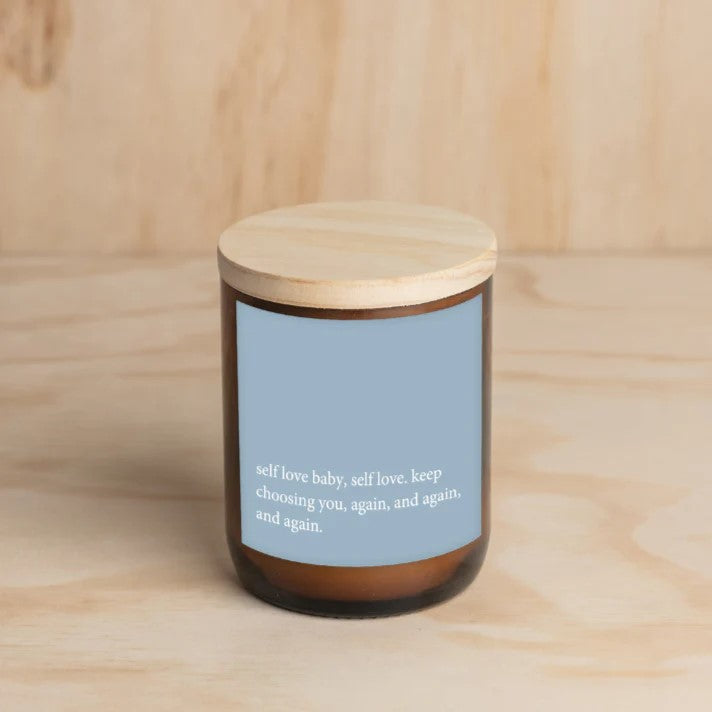 Heartfelt Quote Candle - Self Love Baby - Biarritz Fragrance