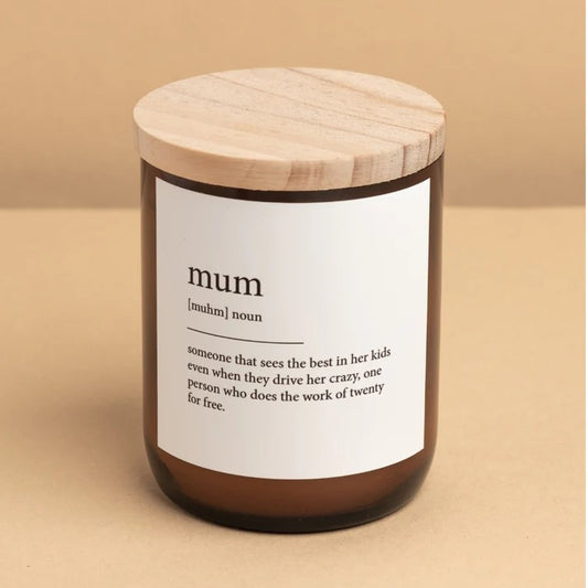 Dictionary Meaning Candles - Mum - Hudson Valley Fragrance