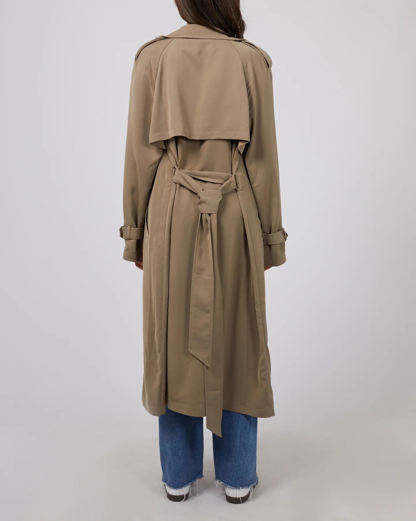 Eve Staple Trench Coat  Tan [siz:20]
