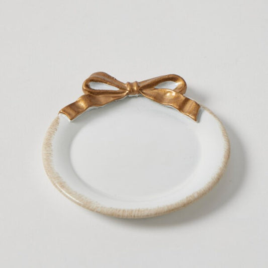 Babette Trinket Plate White 