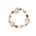 Zen Bracelet [col:white & Gold]