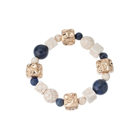 Zen Bracelet [col:blue & Gold]