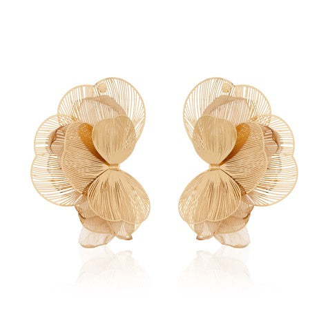Earrings Flora [col:bone]