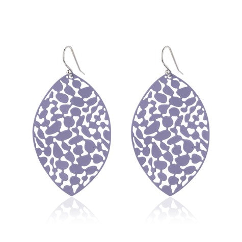Earring Lily Leaf [col:mauve]