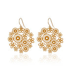 Earrings Lily Daisy [col:mustard]