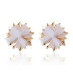 Earrings Flora Flower [col:white]