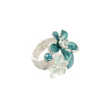 Ieis Ring Flower [col:silver]