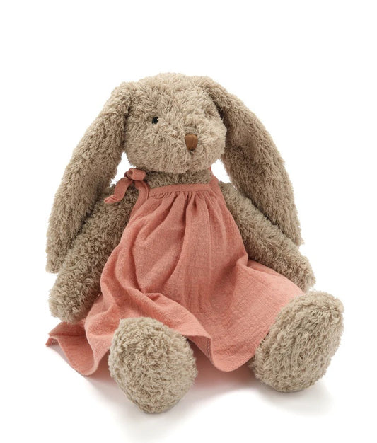 Honey Bear Dress - Baby Pink 