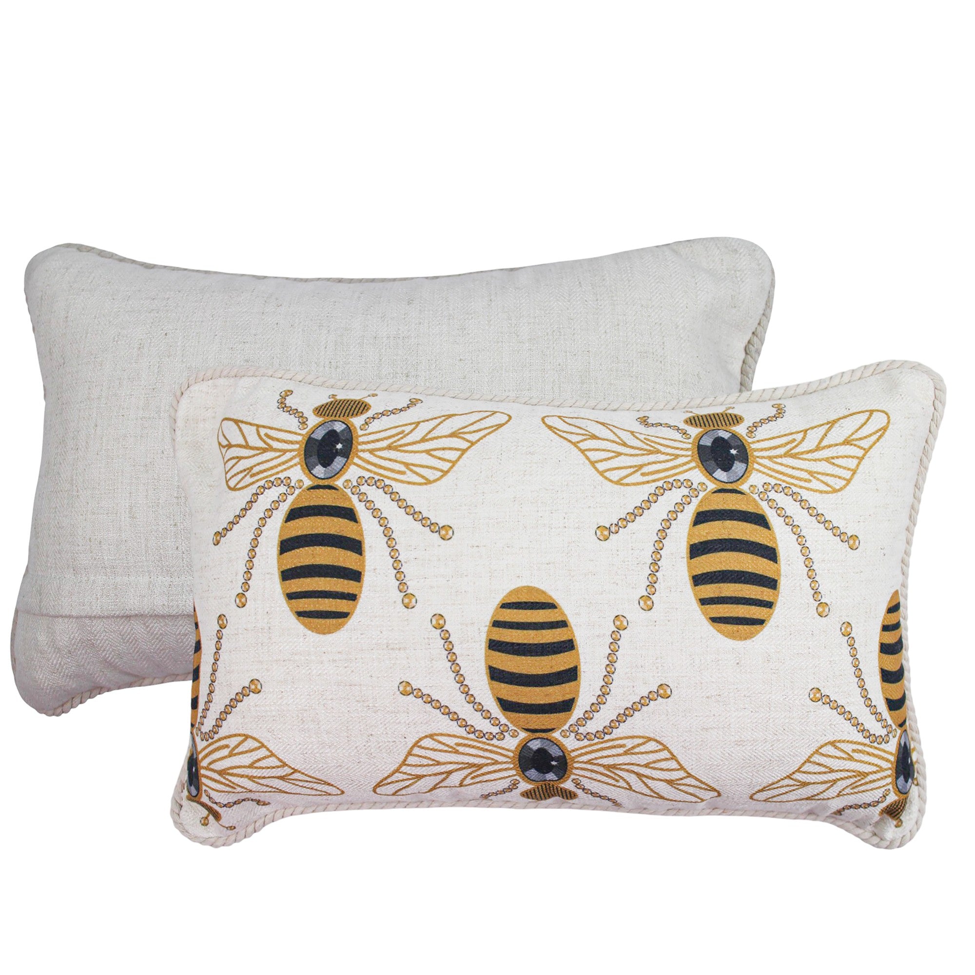 Buzz Worthy Linen Blend Cushion 