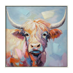 Moo-dy Blue Painting 83x83 