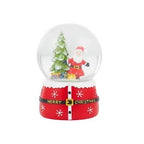 Xmas Snowglobe Santa & Tree 