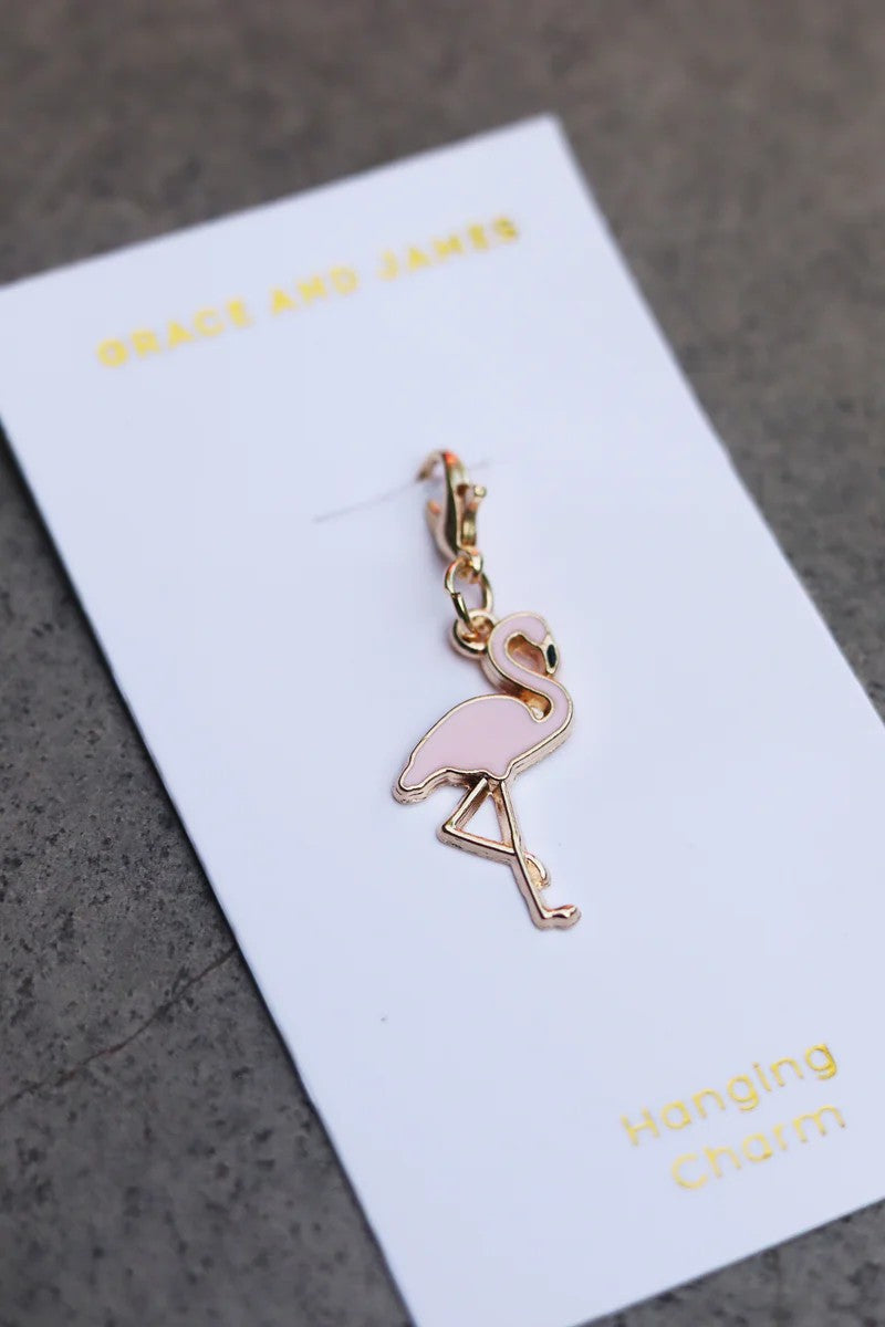 Grace & James Hanging Charm - Flamingo 