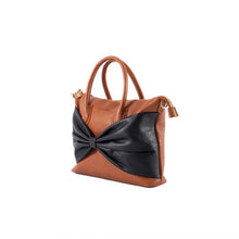 Load image into Gallery viewer, Charlotte - Tan / Black Bow 
