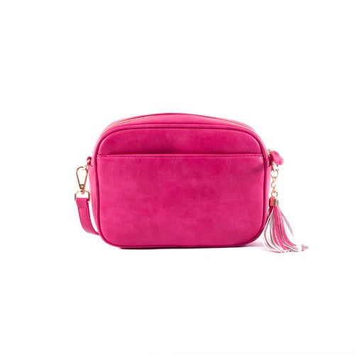 Sally Bow - Pink / Navy Bow 