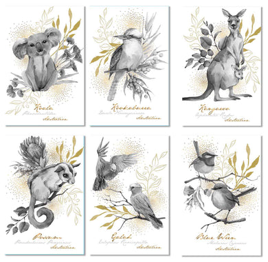Australian Floral & Fauna Plaque - Kookaburra 