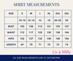 Frida Shirt Navy Lonng Sleeve [siz:xl]
