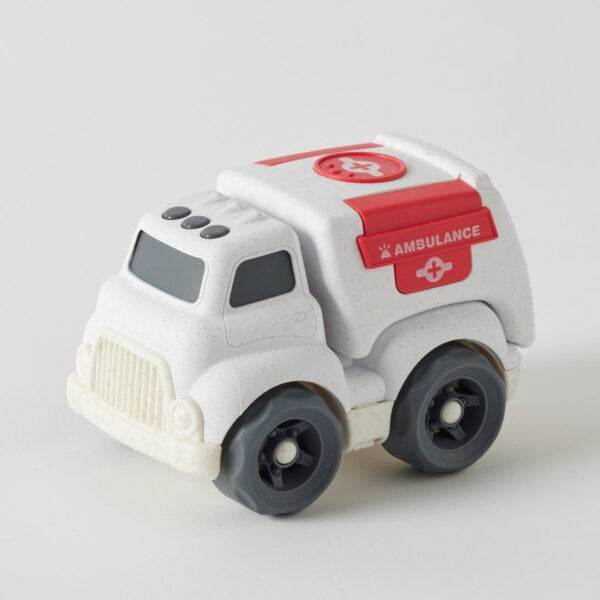 Bioplastic Utility Truck Medium [col:white   Des:ambulance]