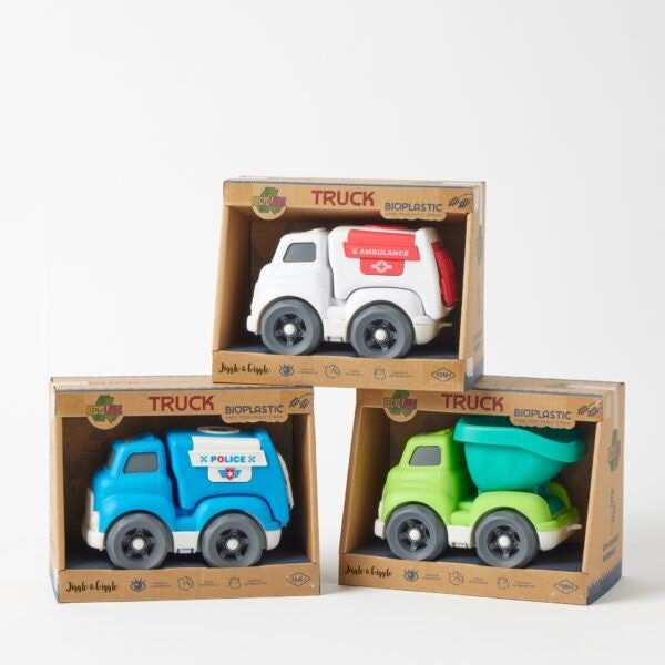 Bioplastic Utility Truck Medium [col:white   Des:ambulance]