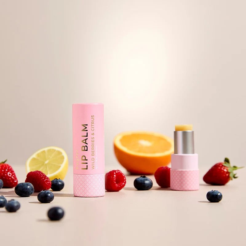 Huxter Lip Balm - Wild Berries & Citrus Pale Pink 9gm