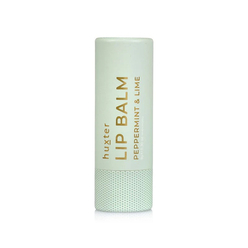 Huxter Lip Balm - Pepperment & Lime Pale Green 