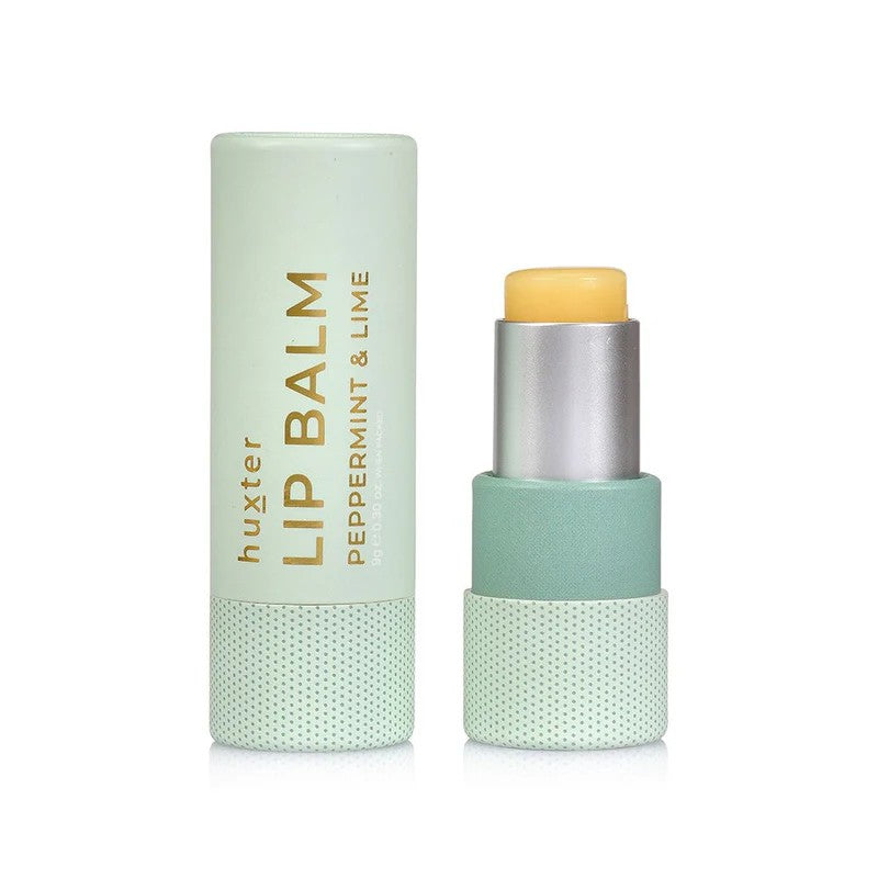 Huxter Lip Balm - Pepperment & Lime Pale Green 