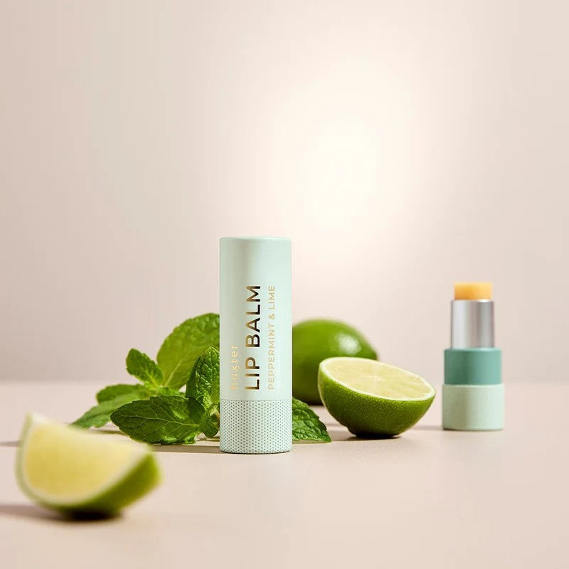 Huxter Lip Balm - Pepperment & Lime Pale Green 