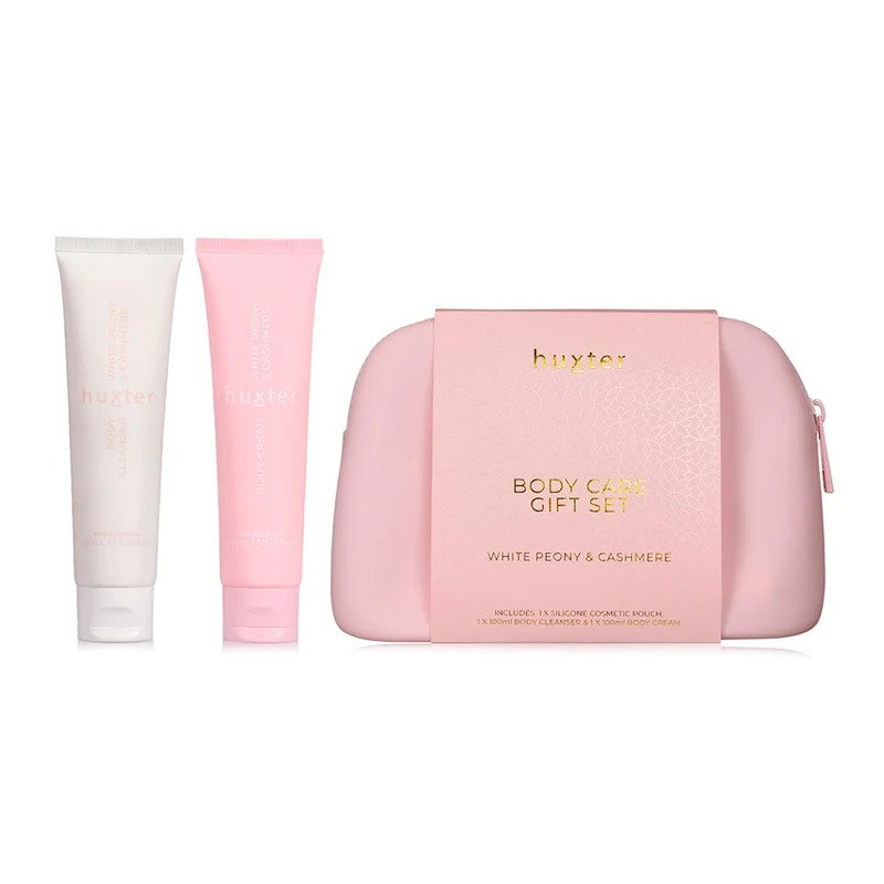 Huxter Body Care Gift Set - Pink White Peony & Cashmere 