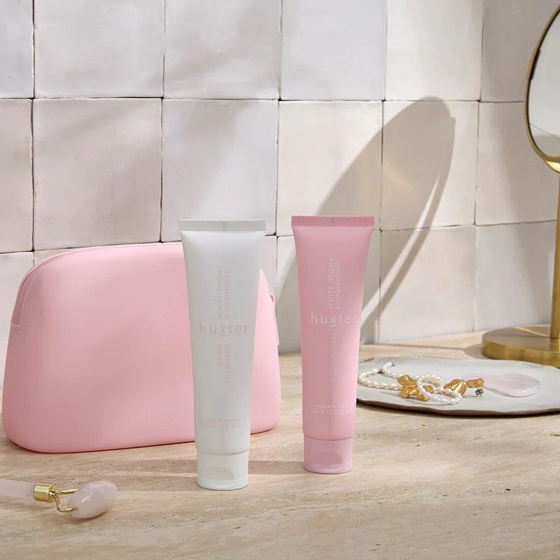 Huxter Body Care Gift Set - Pink White Peony & Cashmere 