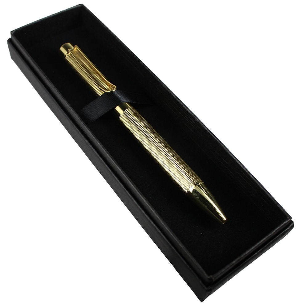 Mesh Metal Pen Gift Box [col:gold]