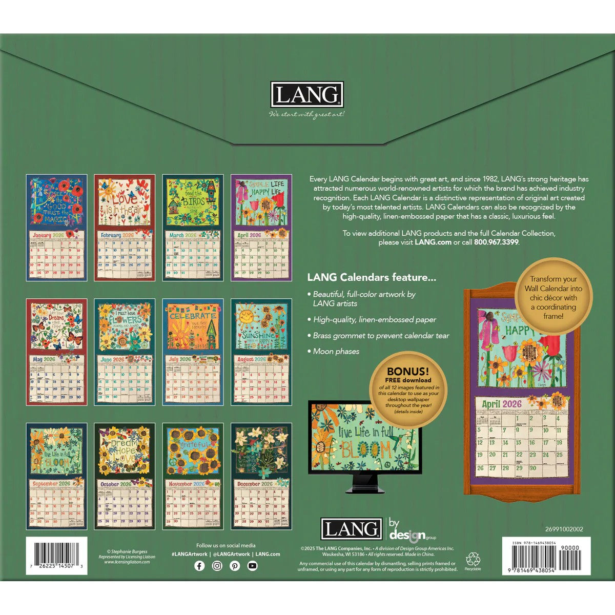Painted Peace Calendar