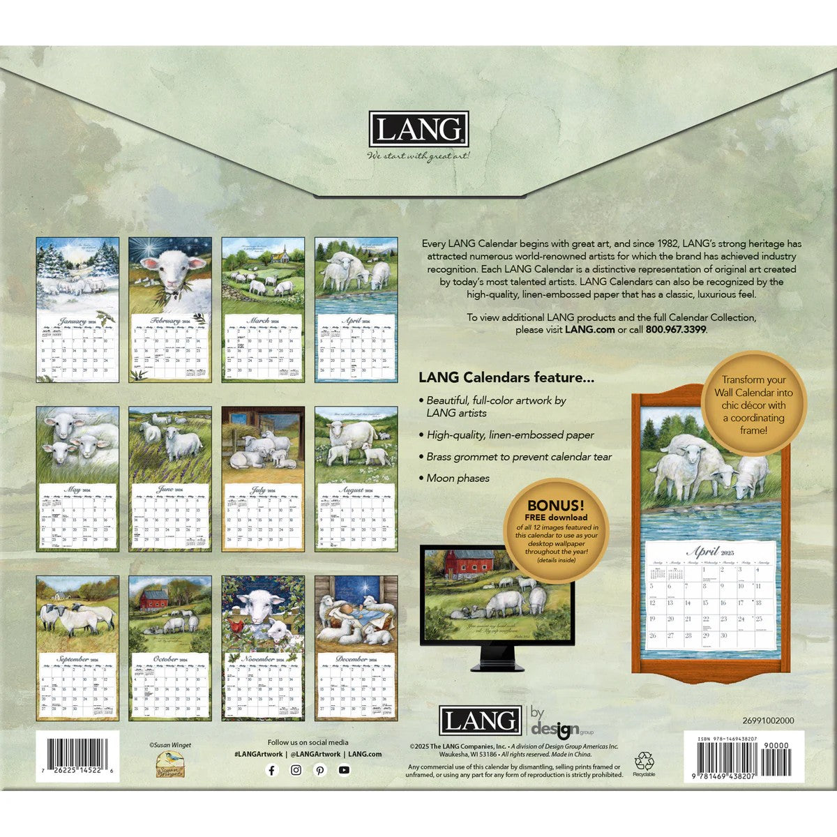 The Lord Is My Shepard Calendar 