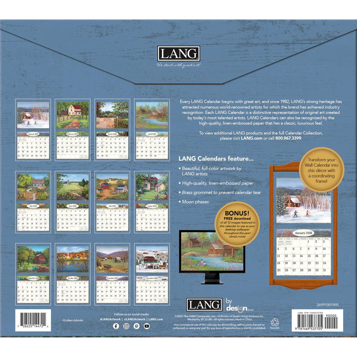 Country Living Calendar