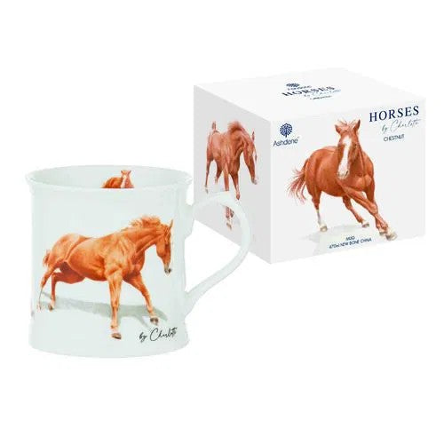 Horses By Charlotte Mugs [des:chestnut]