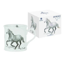 Load image into Gallery viewer, Horses By Charlotte Mugs [des:grey]
