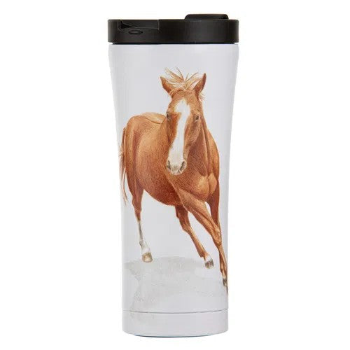 Horses Bu Charlotte Chestnug Travel Mug