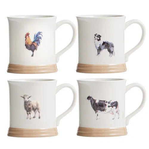 Farm Friends Mugs [des:cow]