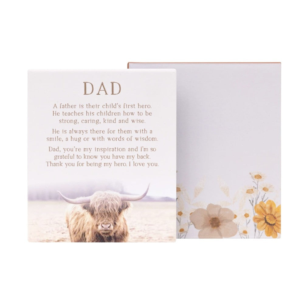 Rustic Meadow Verse - Dad 