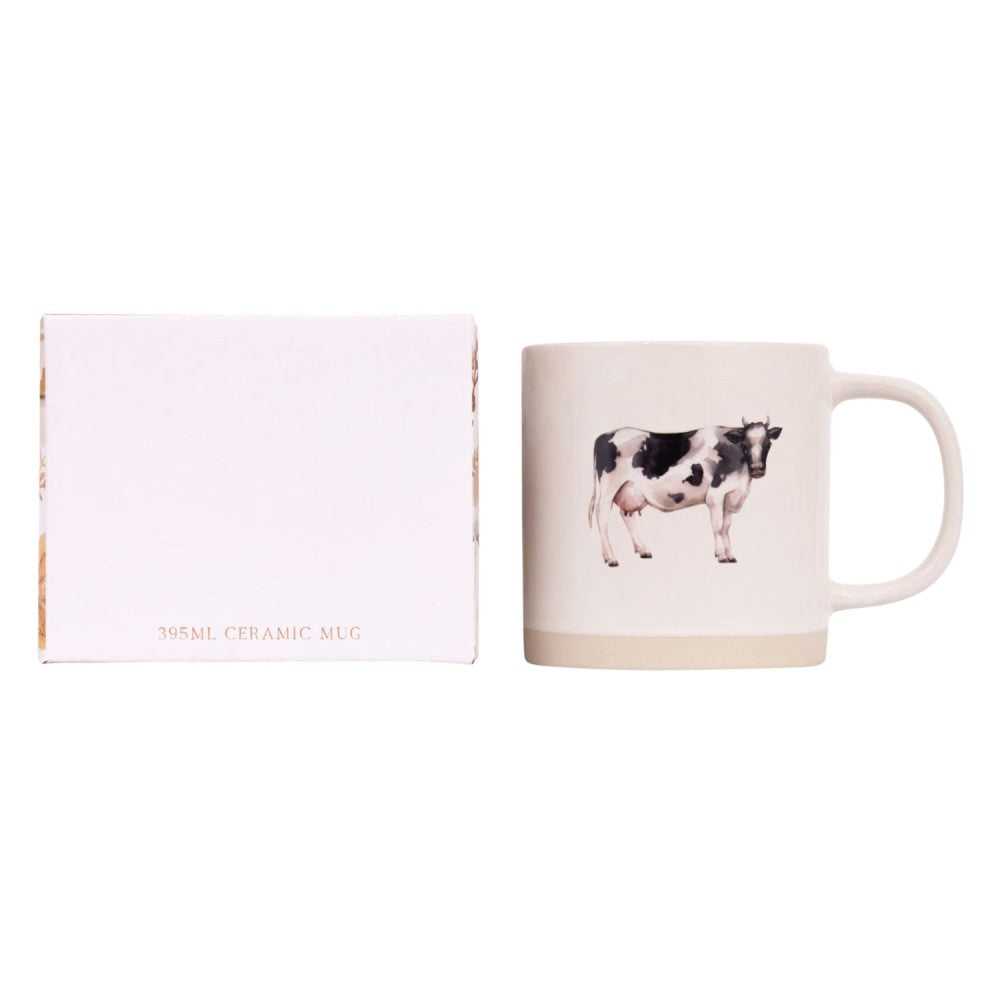 Rustic Meadow - Cow Mug 