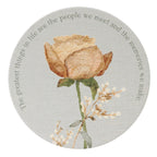 Rustic Meadow Coaster - Rose