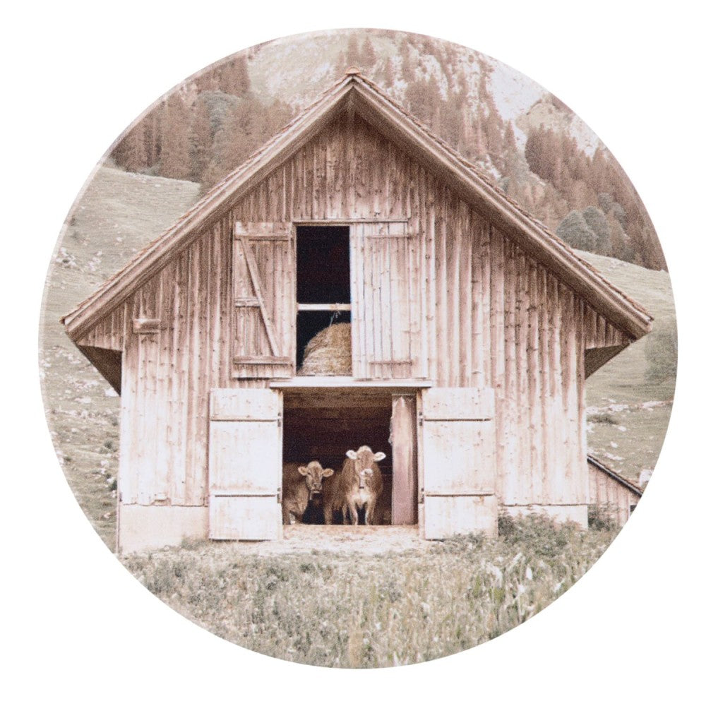 Rustic Meadoe Coaster - Barn 