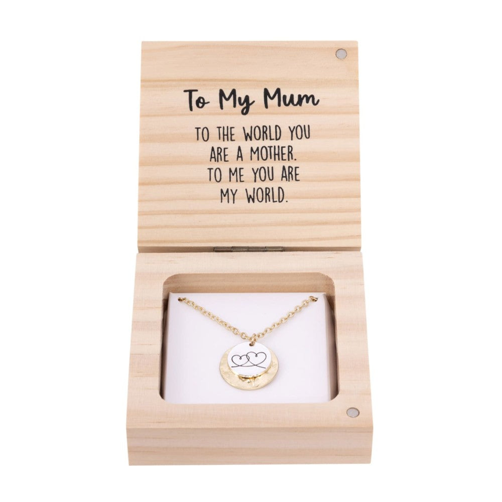 Heart & Soal Necklace - To My Mum 