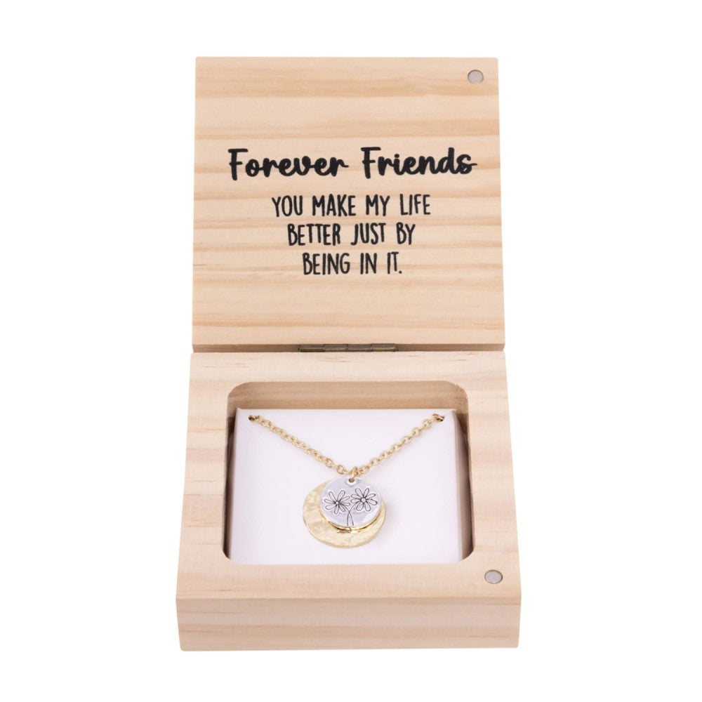 Heart & Soal Necklace - Forever Friends 