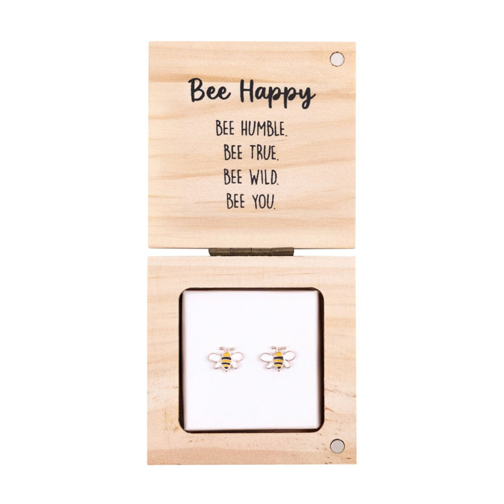 Heart & Soal Earrings - Bee Happy 