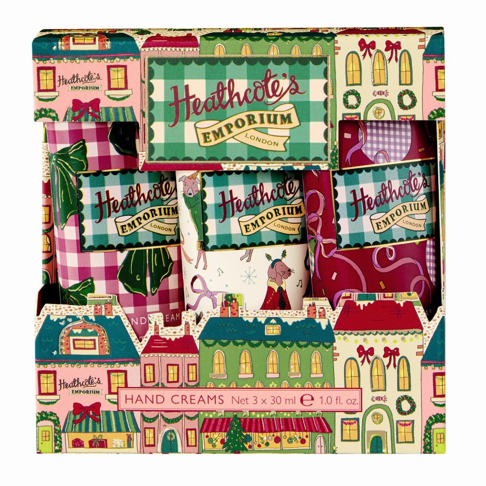 Heathcole's Emporium Festive Hand Cream Trio 