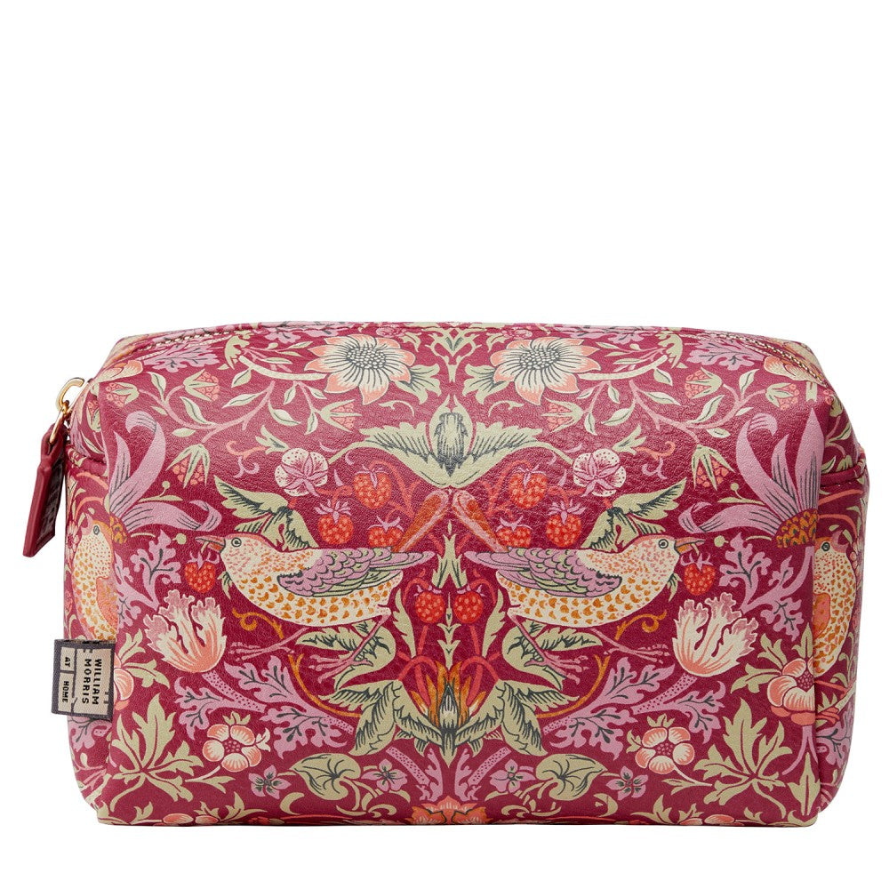 William Morris At Home - Stawberry Thief Toiltry Bag Med 