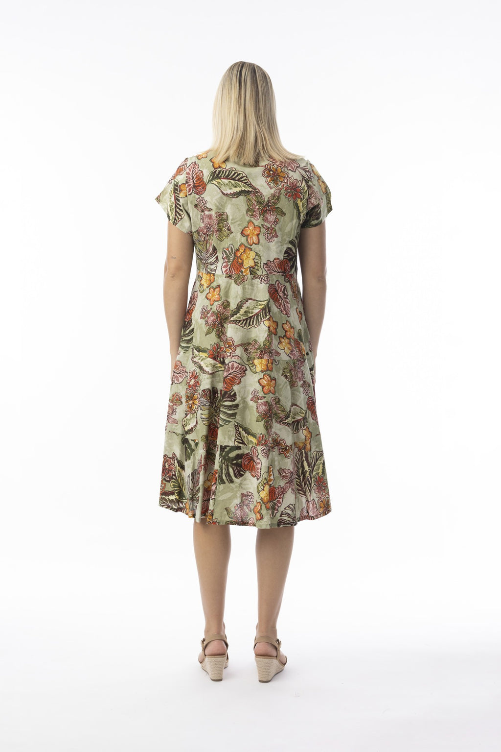 Lima Olive Dress Layers Sleeveless [siz:med]